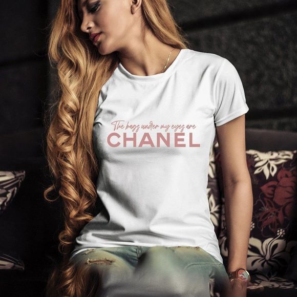 The bags under my eyes are chanel Graphic T-shirt - Picture 3 of 7
